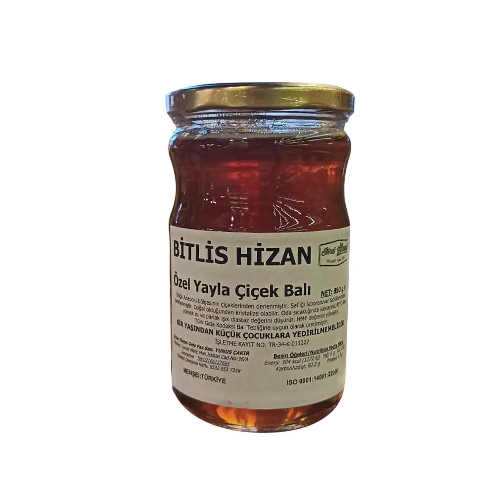 Bitlis Hizan Yayla Çiçek Balı – 850gr