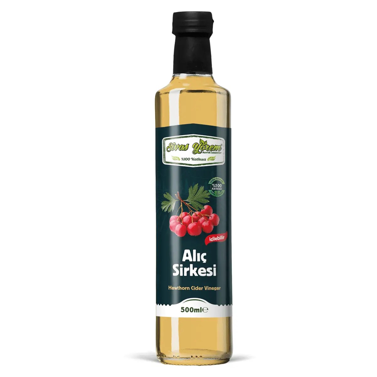 Alıç Sirkesi Katkısız Doğal - 500ml