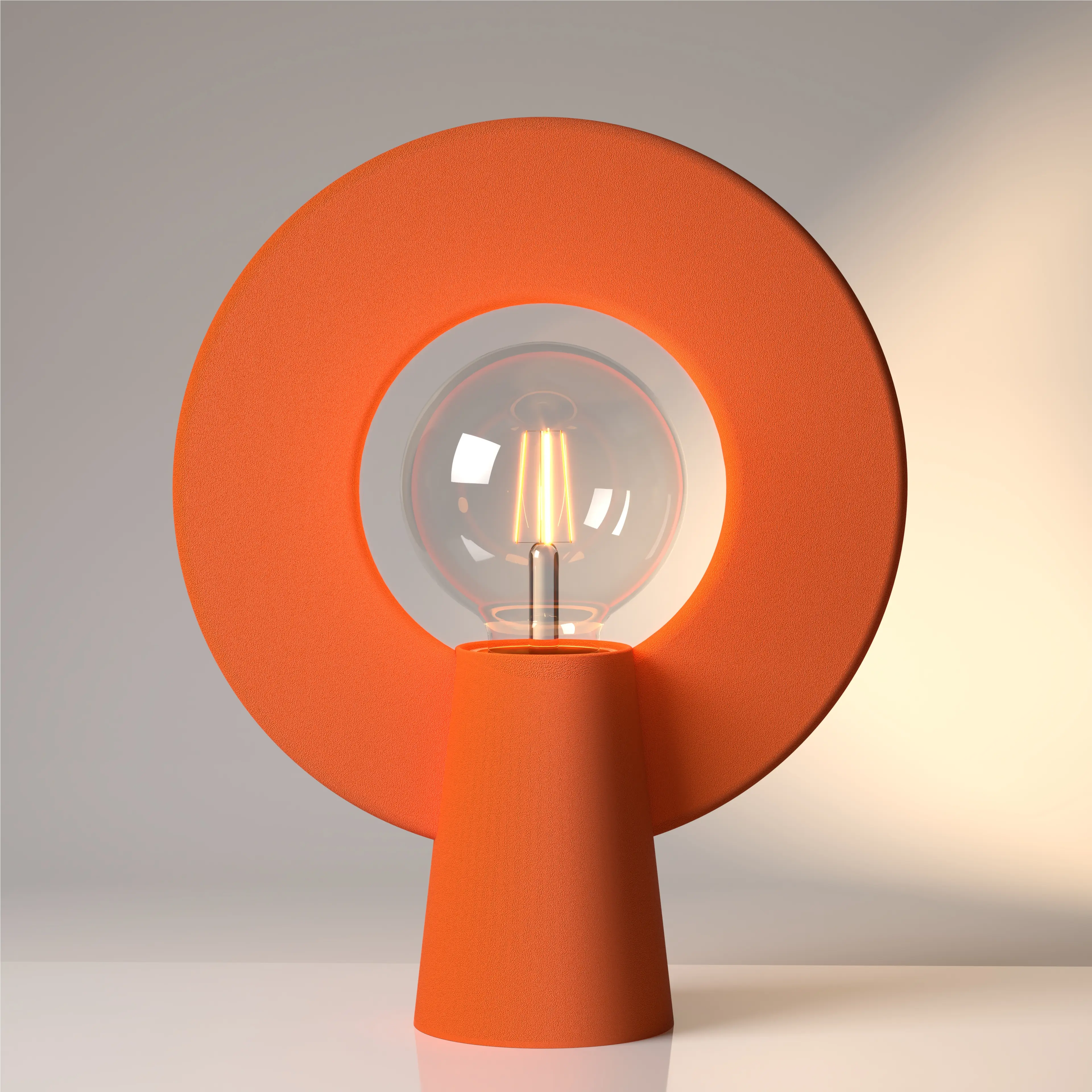 【BOBO BOOM】Vivid Neon Cord Bottle Lamp BON Bright Orange | Turuncu Tasarım Masa Lambası | Things by ABBA