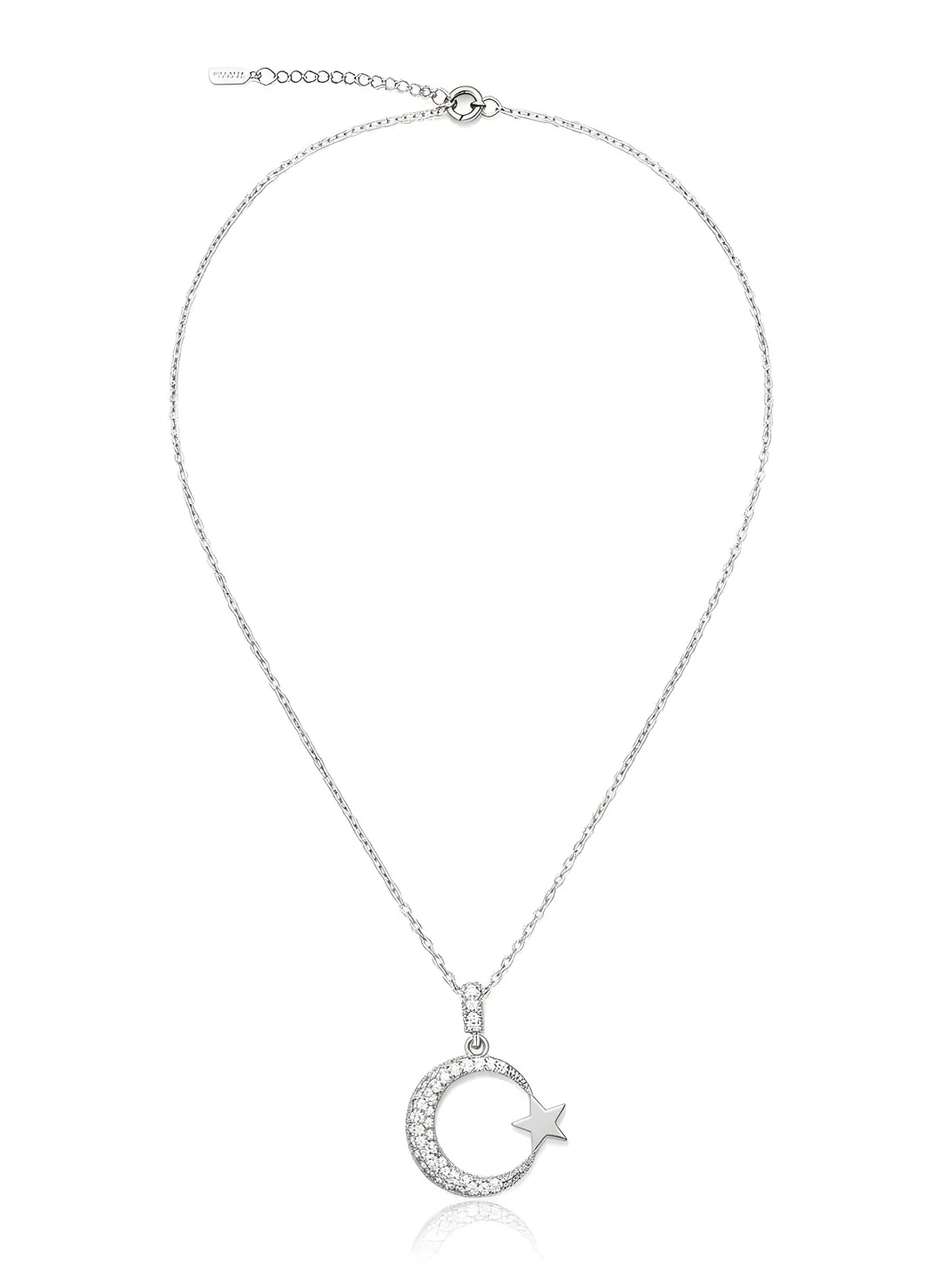 Ay Yıldız Pırıltısı Kolye