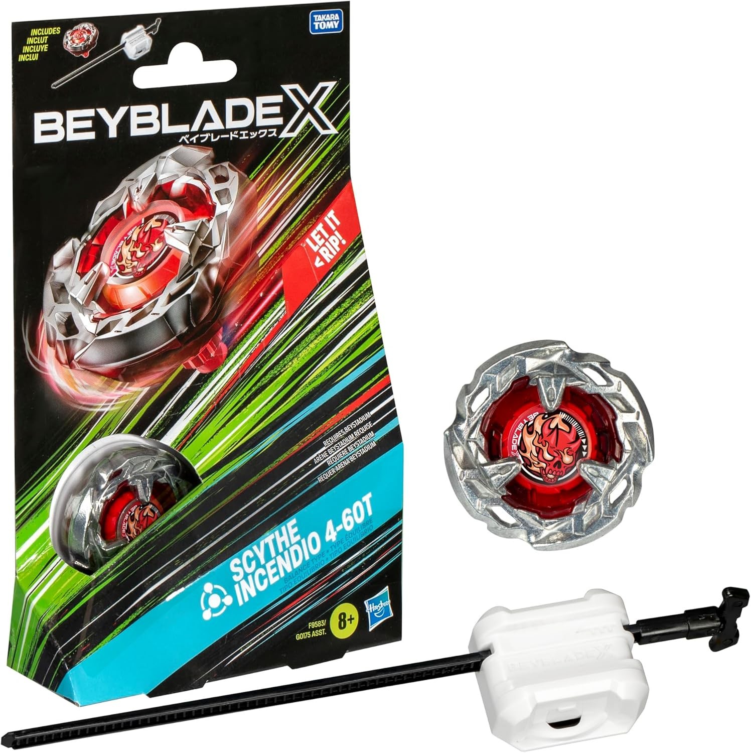 Beyblade X BX-02 Scythe Incendio 4-60T