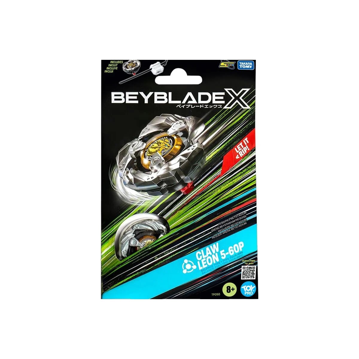 Beyblade X BX-15 Claw Leon 5-60P 