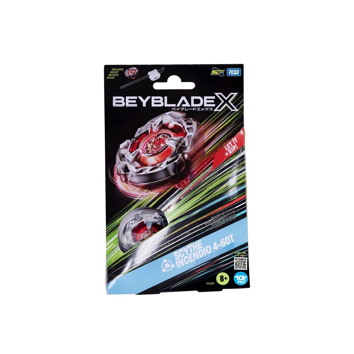 Beyblade X BX-02 Scythe Incendio 4-60T