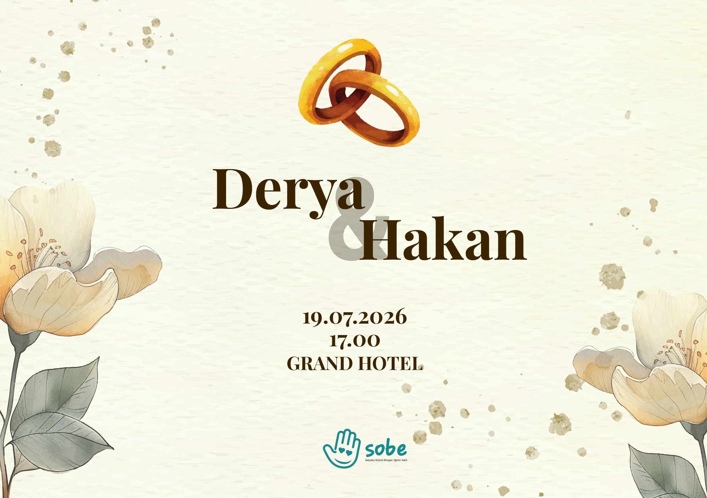 Manolya Düğün Davetiyesi