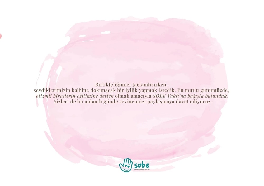 Pembe Düş Düğün Davetiyesi