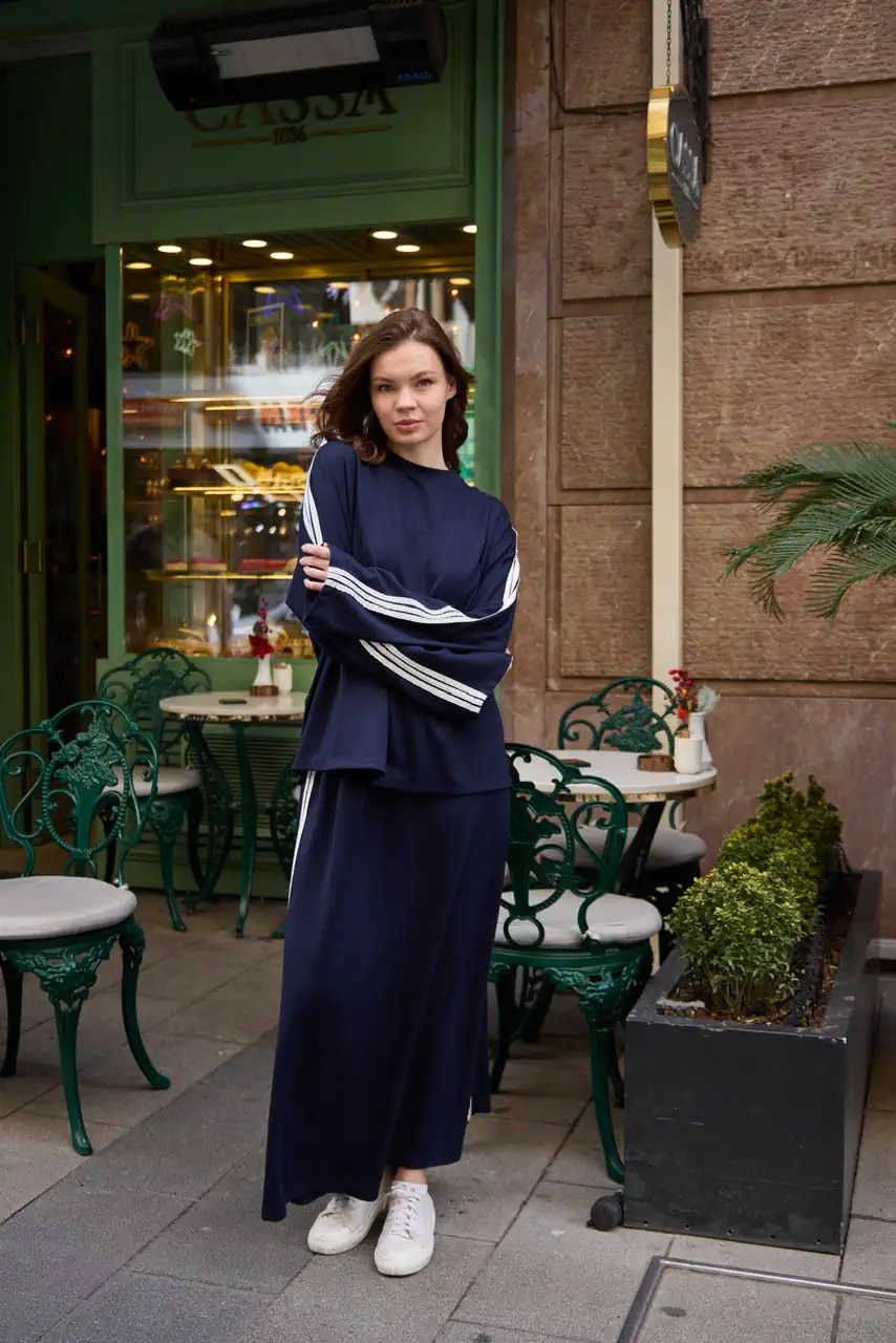 005-etekli oysho takım - Lacivert