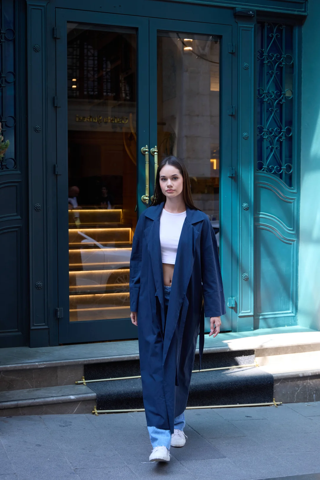 003- Keten Trenç - Lacivert