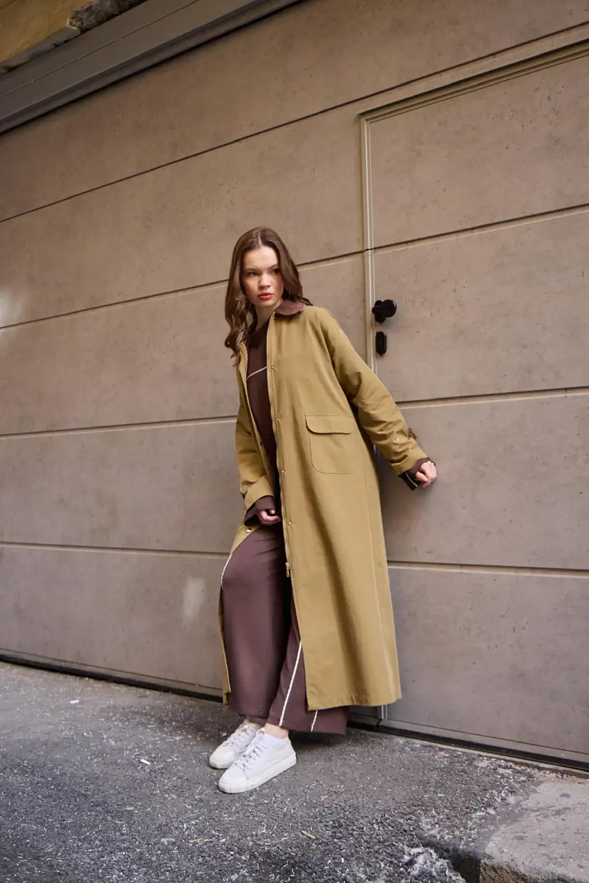 007-kadife yakalı trenç