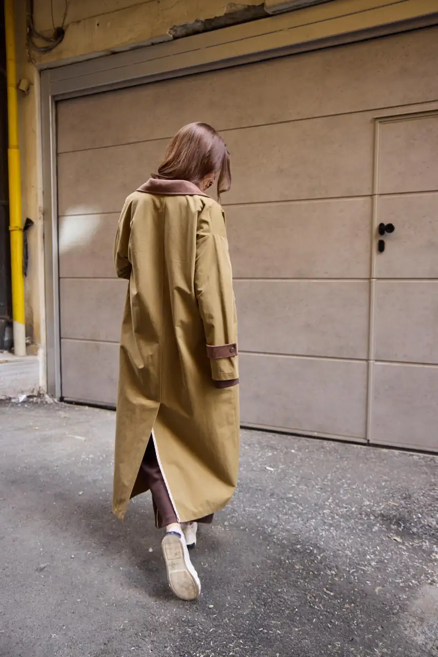 007-kadife yakalı trenç