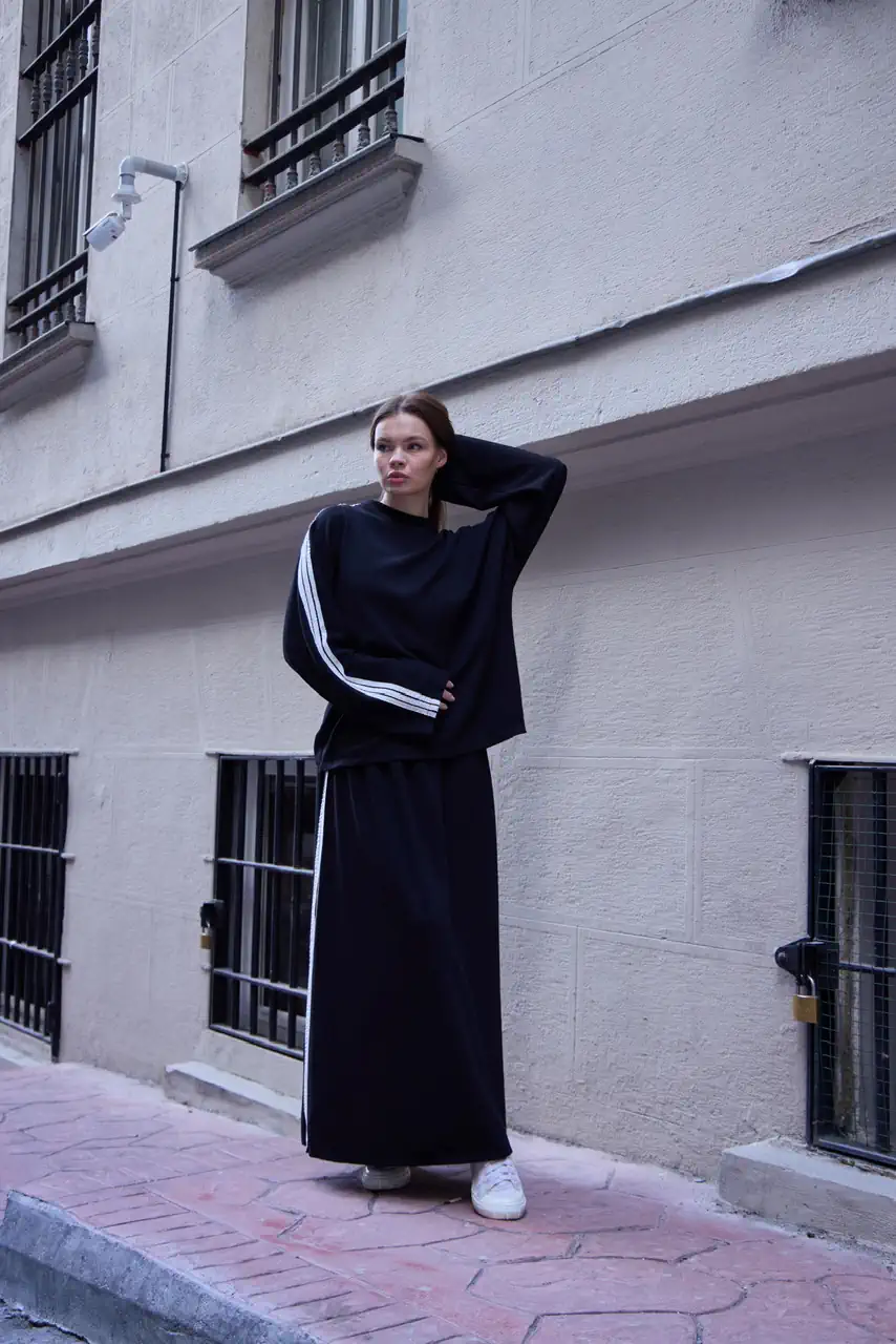 005-etekli oysho takım - Siyah