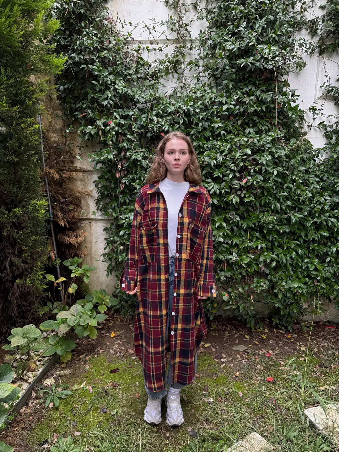 0014 Oduncu giyçık  - Bordo