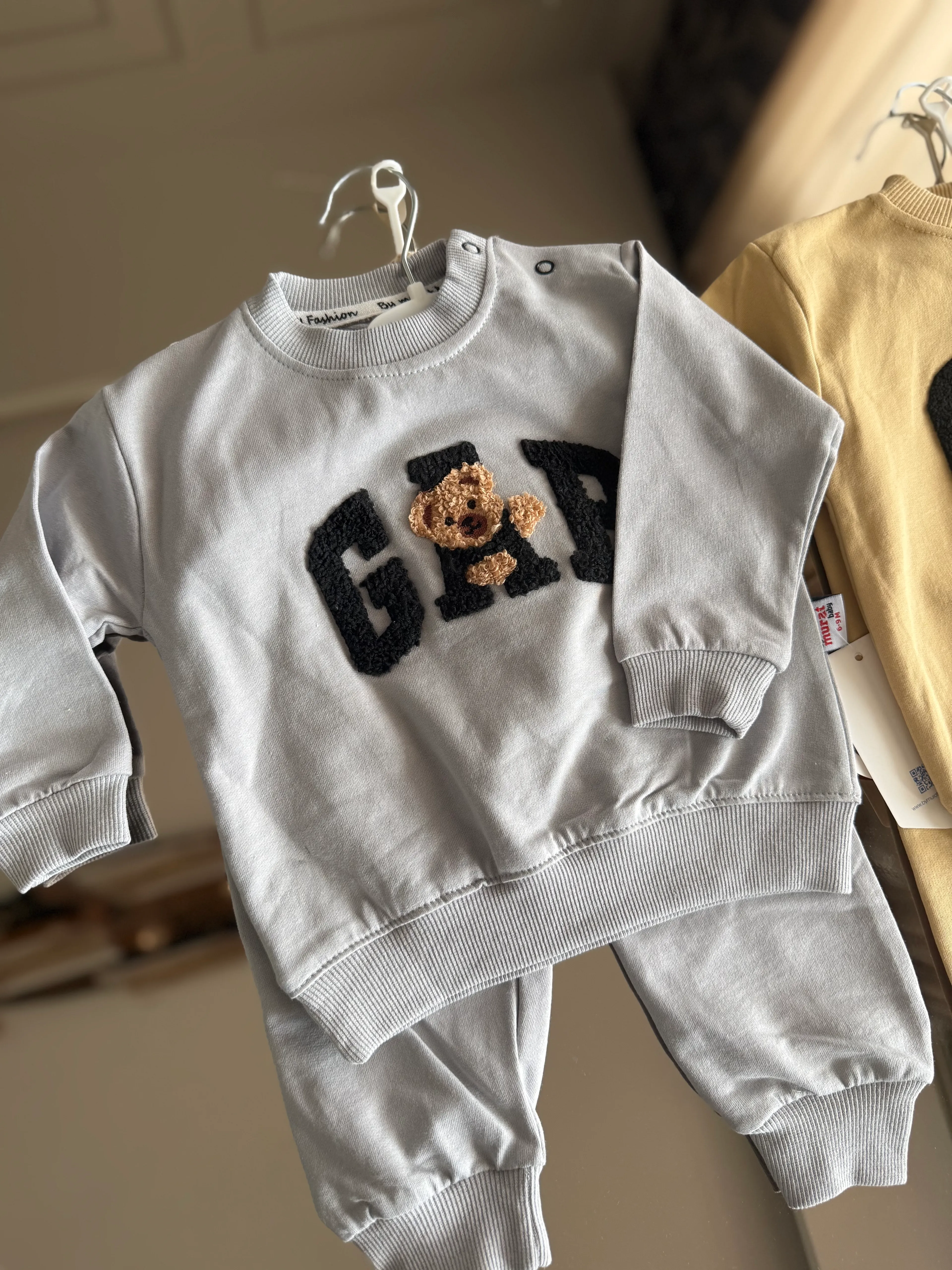 Gap Baskılı 2'li Takım - gri