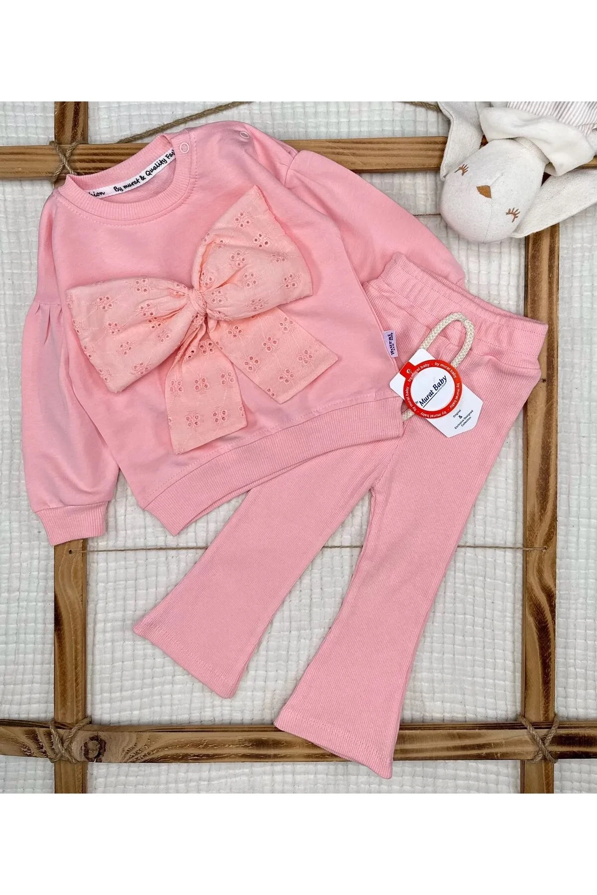 fiyonk detaylı fittili ispanyol paça takım