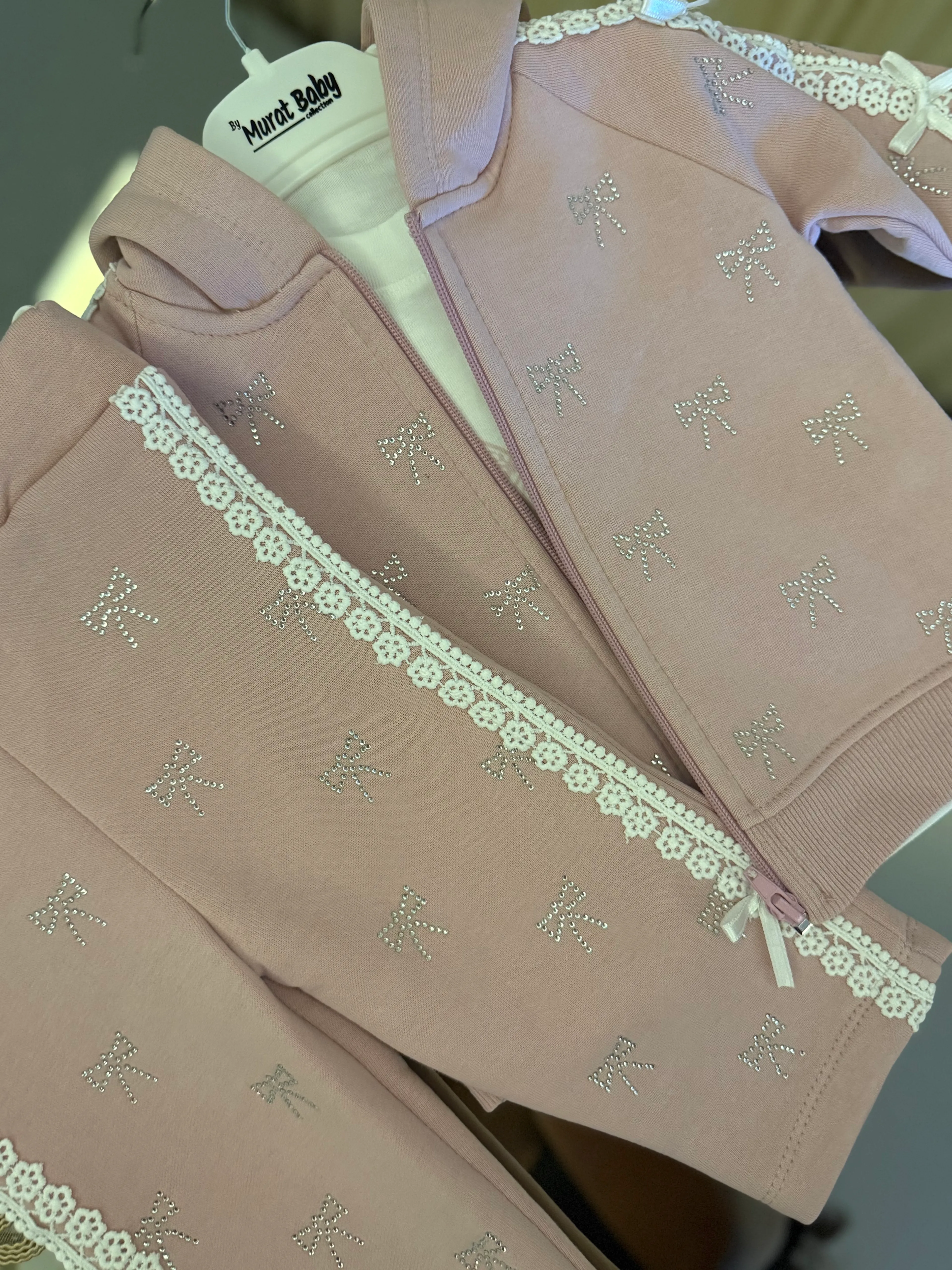 Taş Baskılı 3'lü Şardonlu Takım