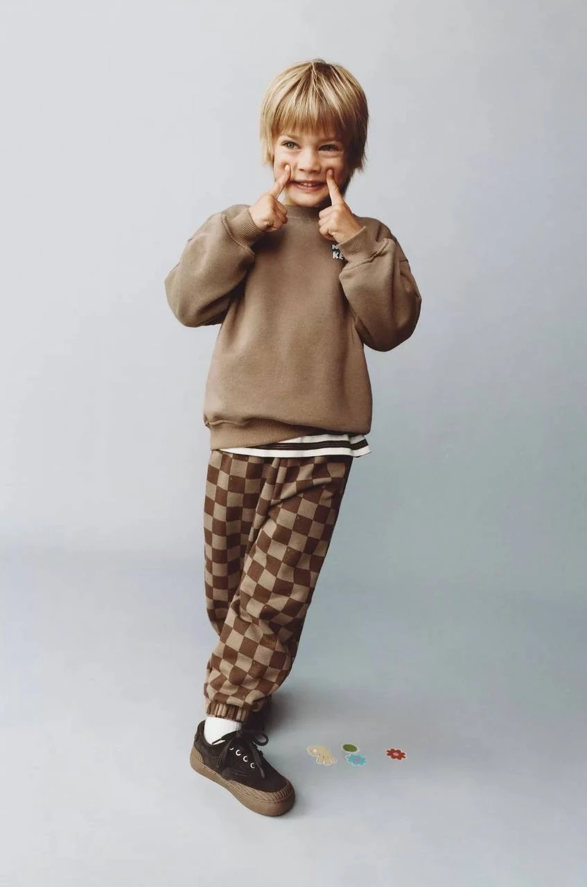 SNOOK DAMA KARELİ SWEATSHIRT VE JOGGER PANTOLON TAKIM