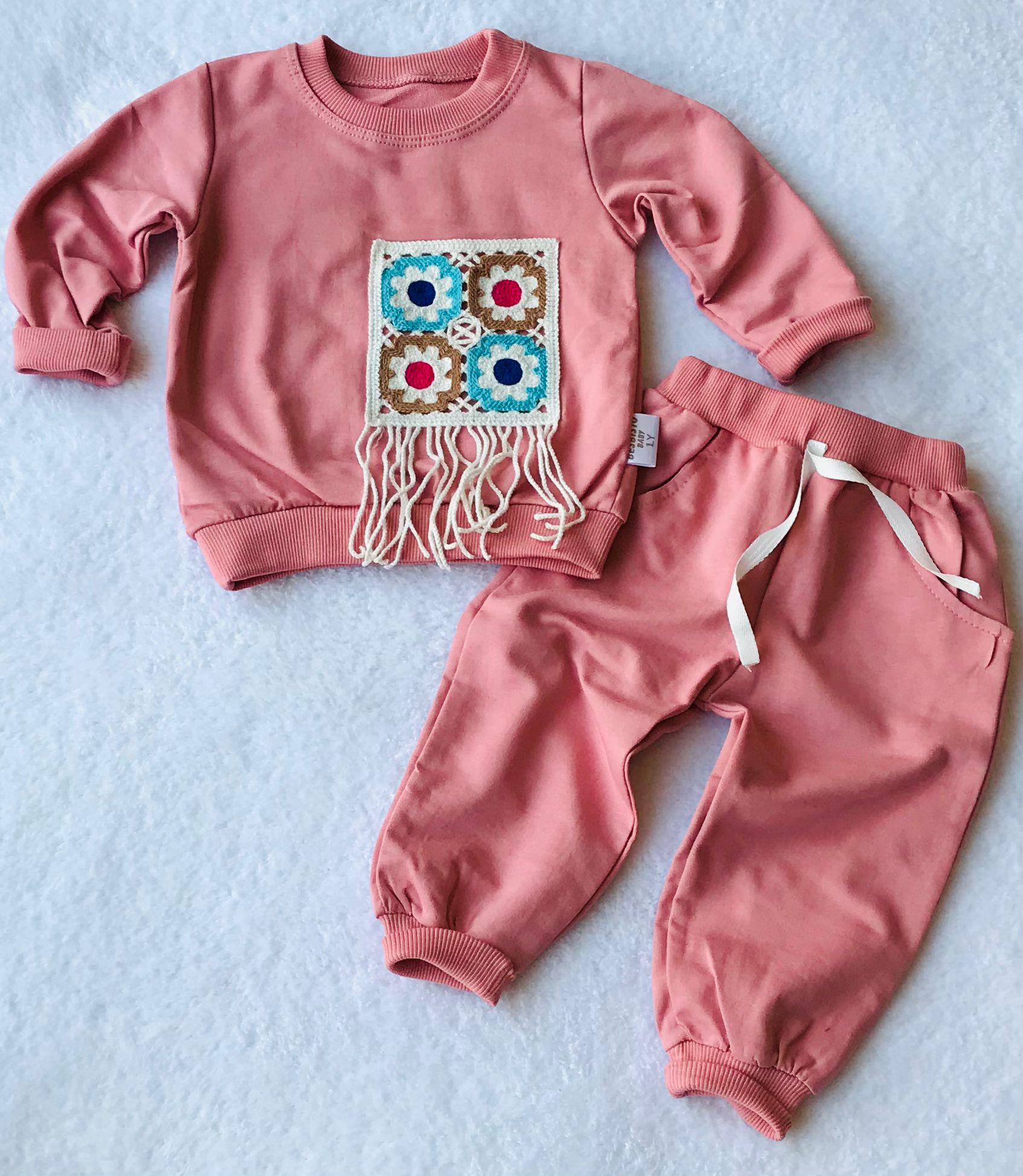 Örgü cep detay 2'li takım