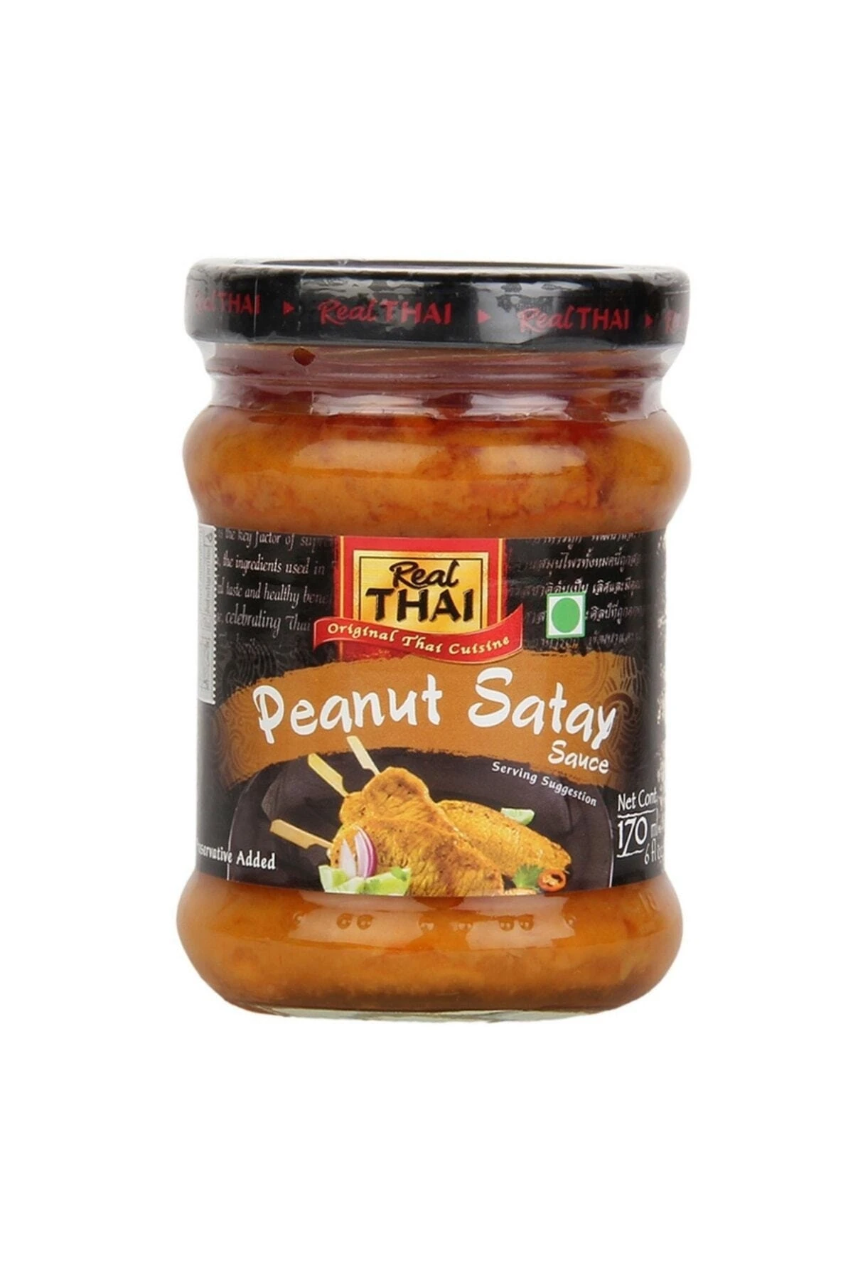Original Fıstıklı Satay Sosu Thai Cuisine Peanut Satay Sauce, 170 Ml