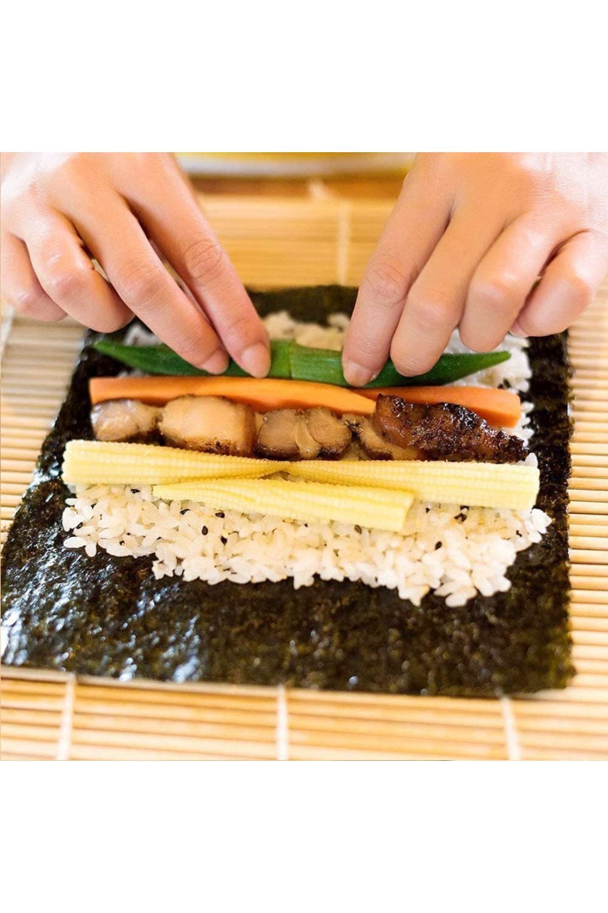Bambu Sushi Matı 24x24 Orijinal