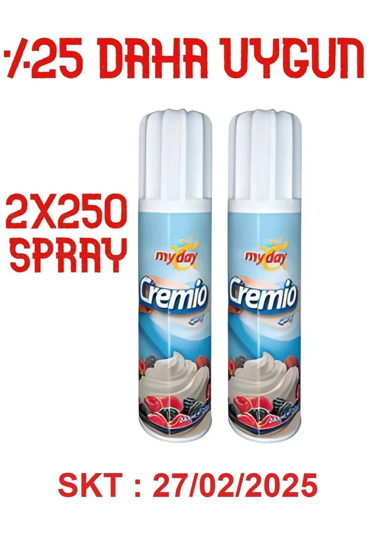 Sprey Krema 250 ml * 2 Adet