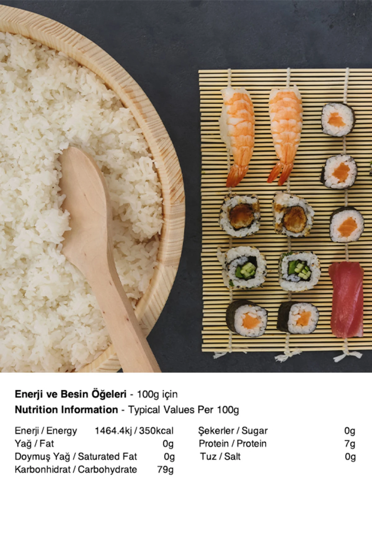 Premium Koshihikari Sushi Pirinç ( Premium Koshihikari Sushi Rice ) - 1000g