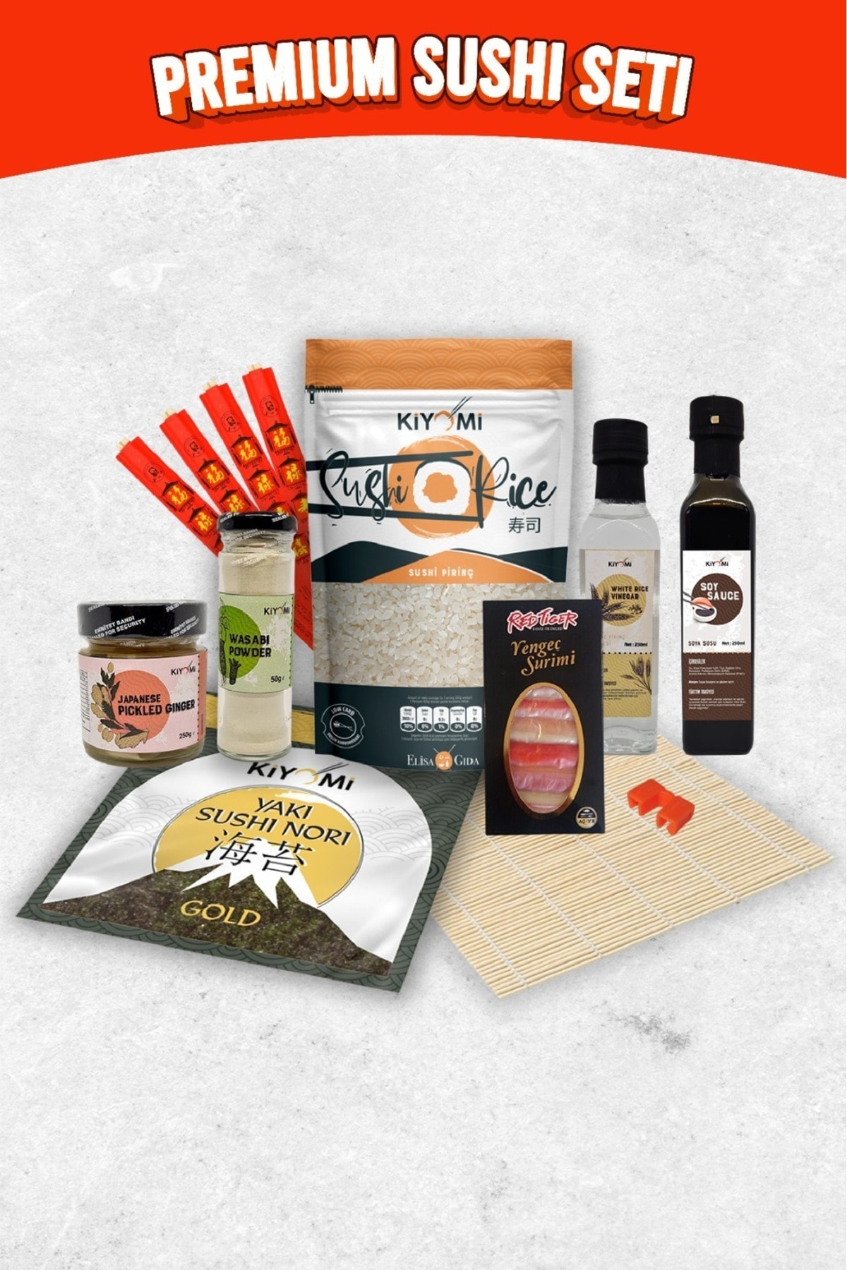 Premium Sushi Seti /Suşi Set (Videolu Anlatım)
