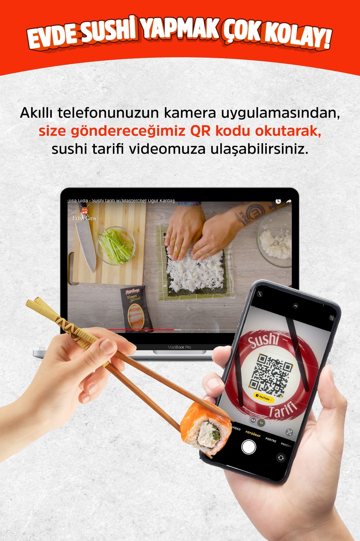 Suşi Pirinci + Doğal Sushi Nori Set