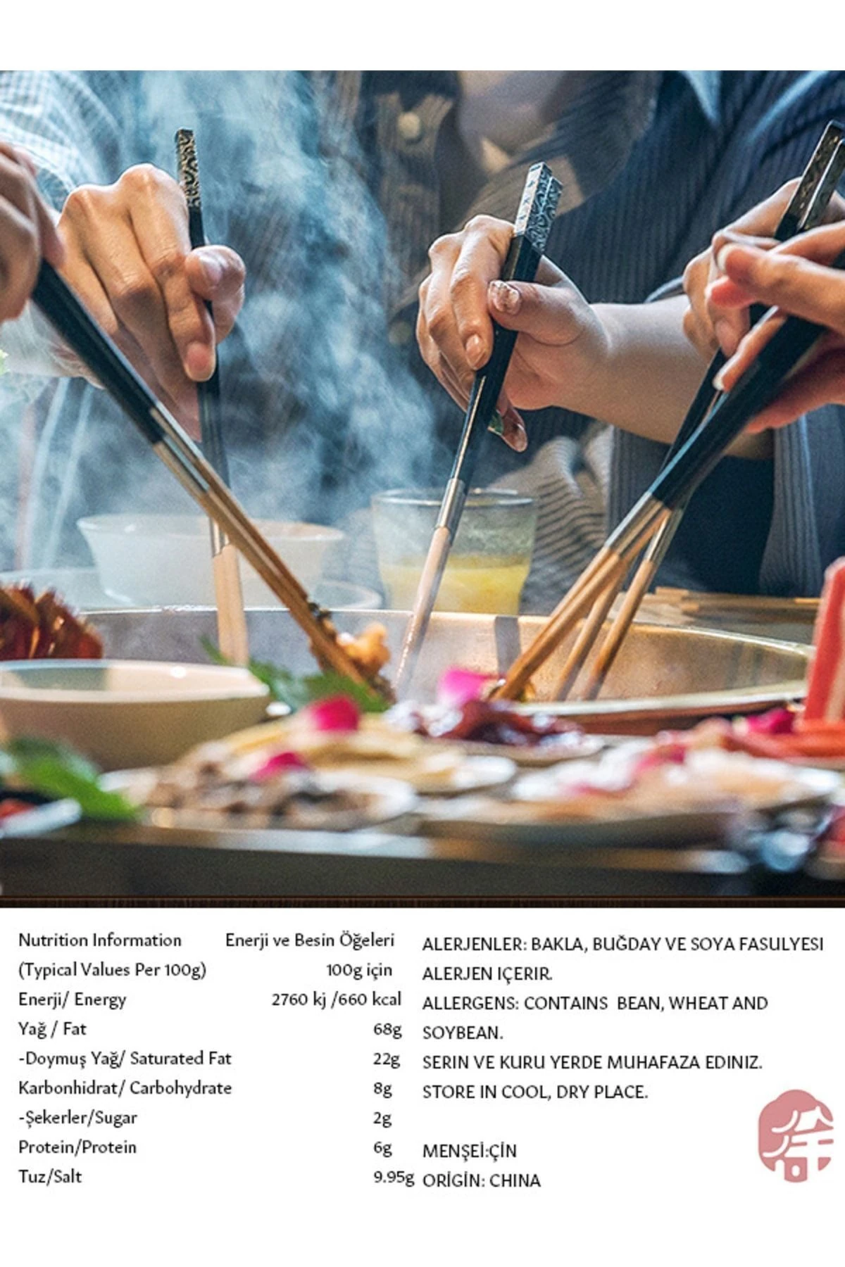 Baharatlı Güveç Çeşisi ( Spıcy Hot Pot Soup Base) - 200g