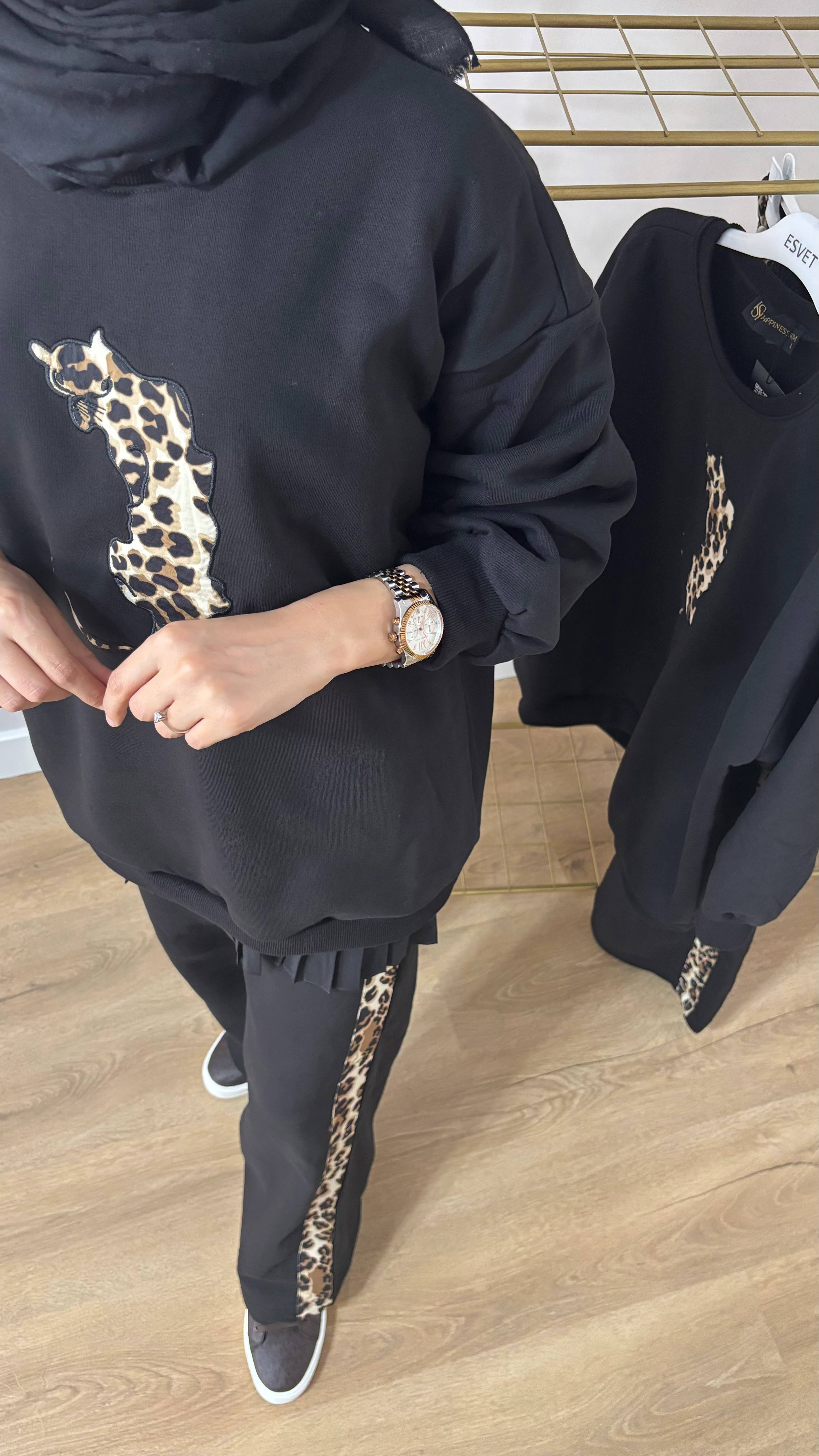 Leopar Detaylı Takım