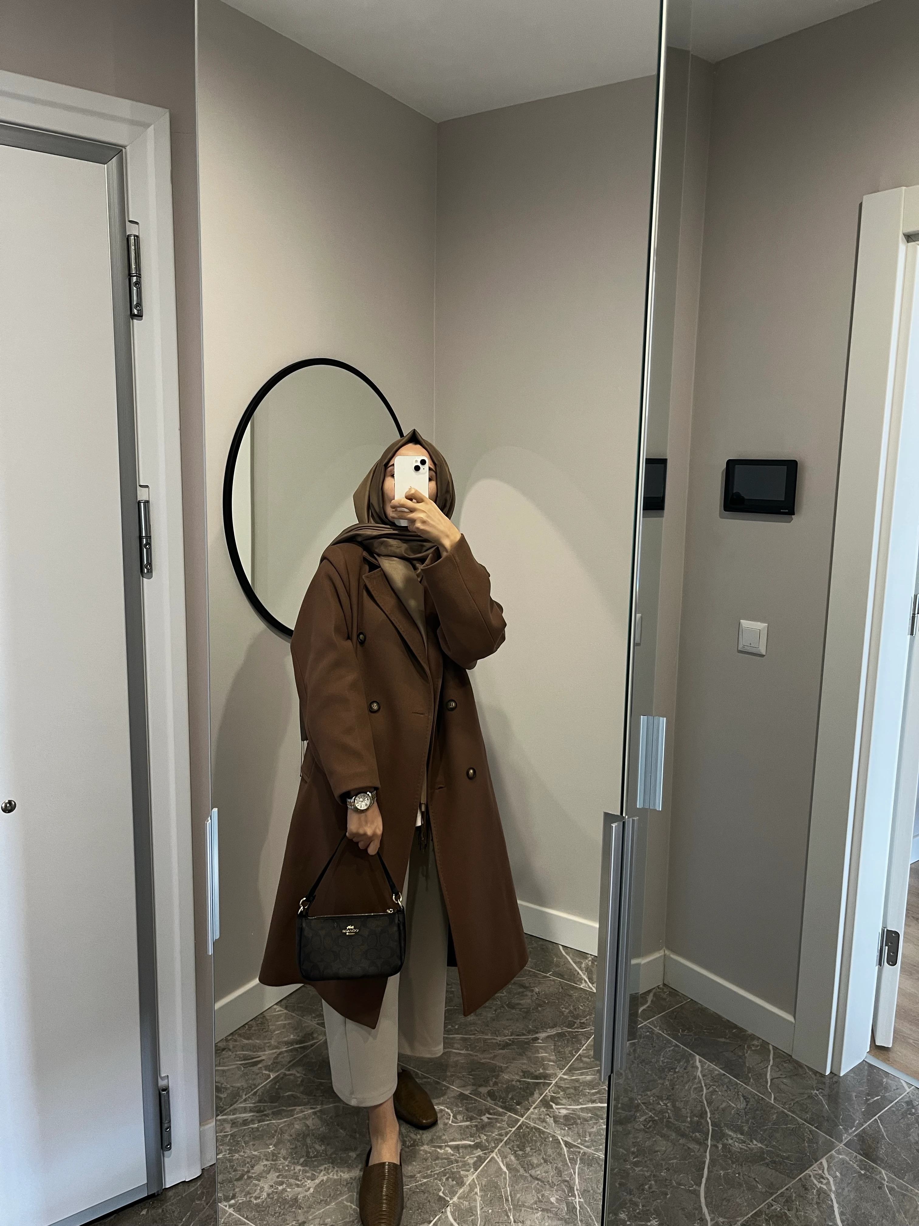 Camel Maskülen Kaşe Kaban