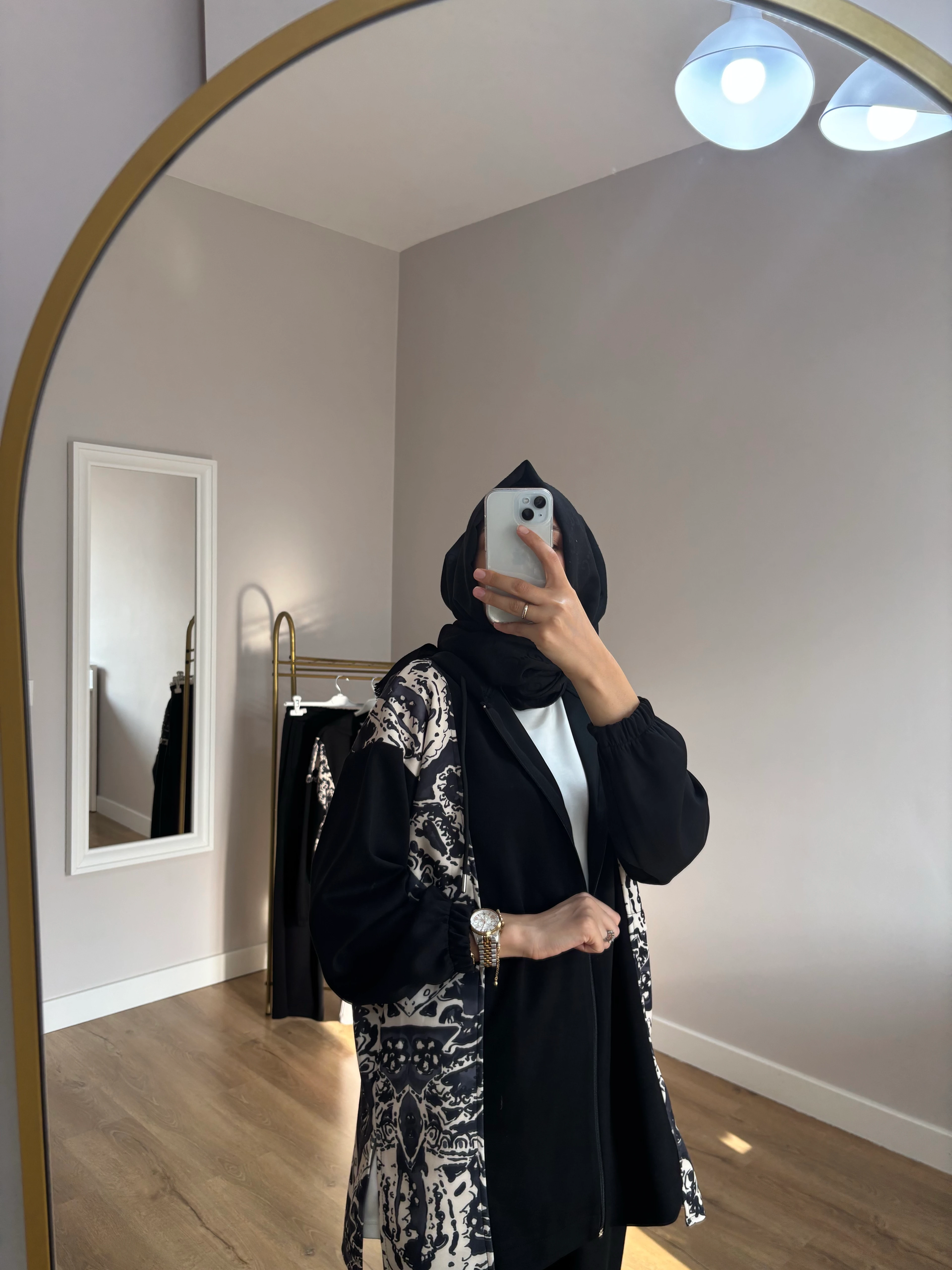 Desenli Oyho Takım - Siyah