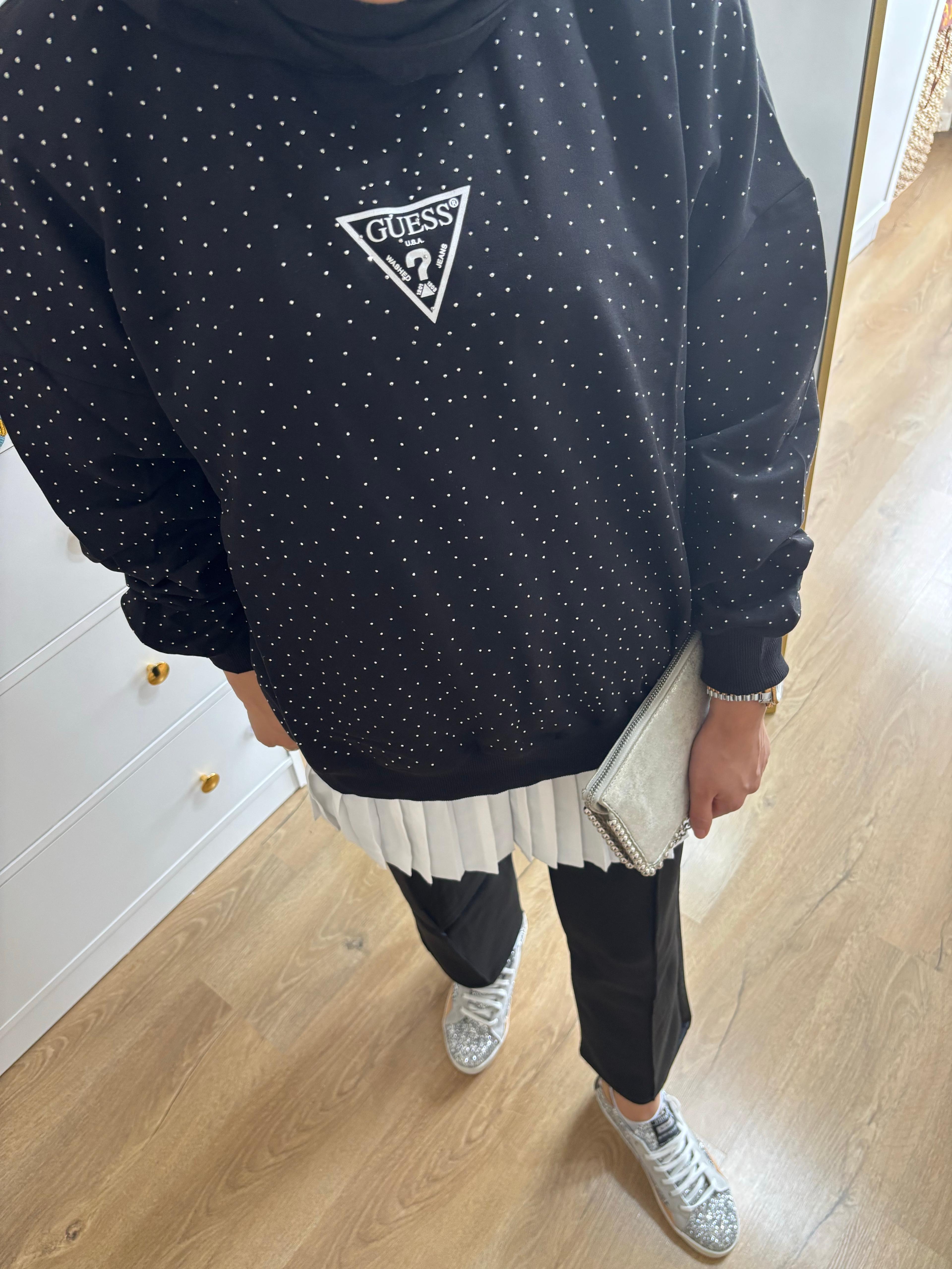 Taş Detaylı Gues Sweat