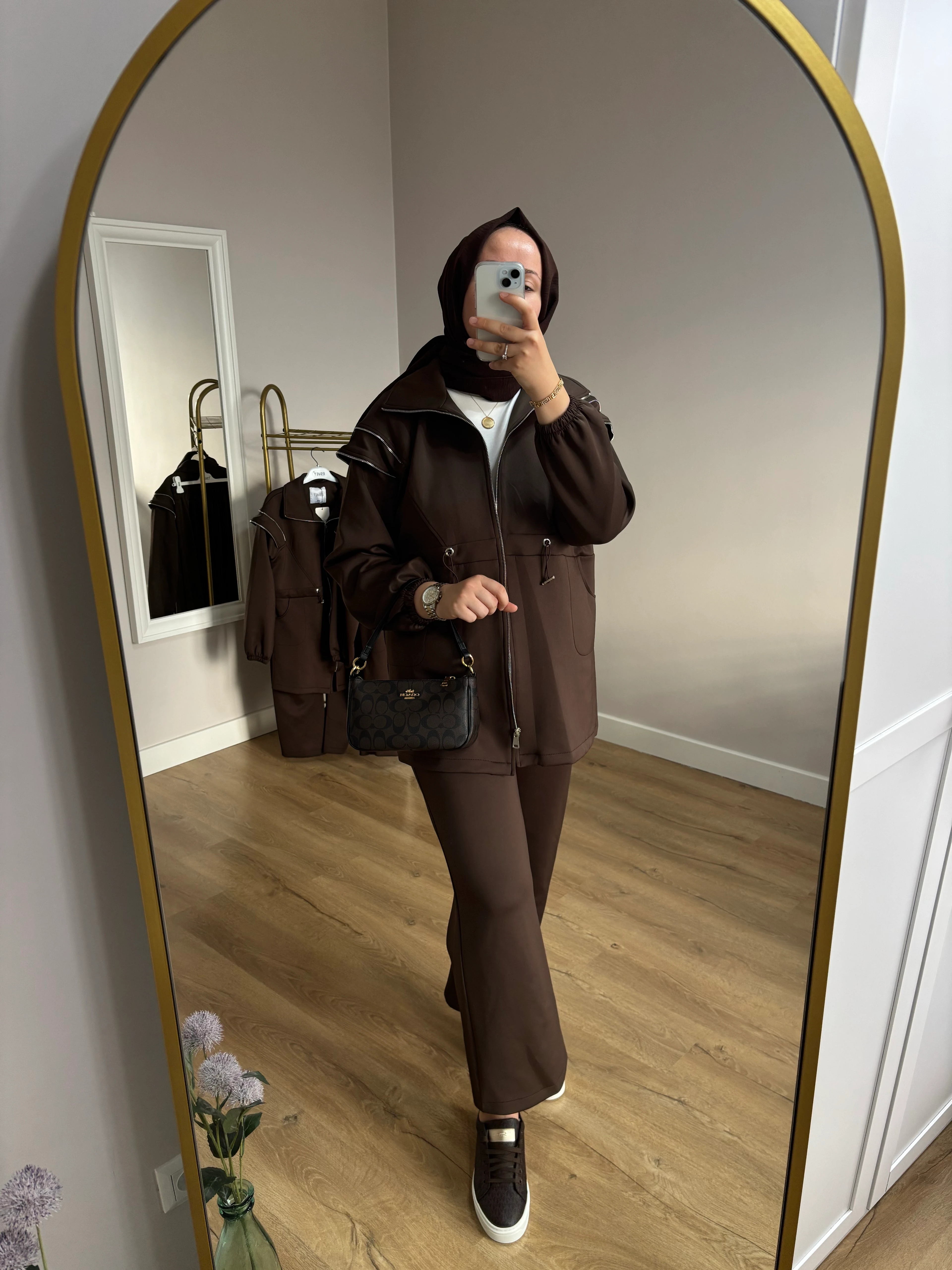 Fermuar Detaylı Scuba Takım