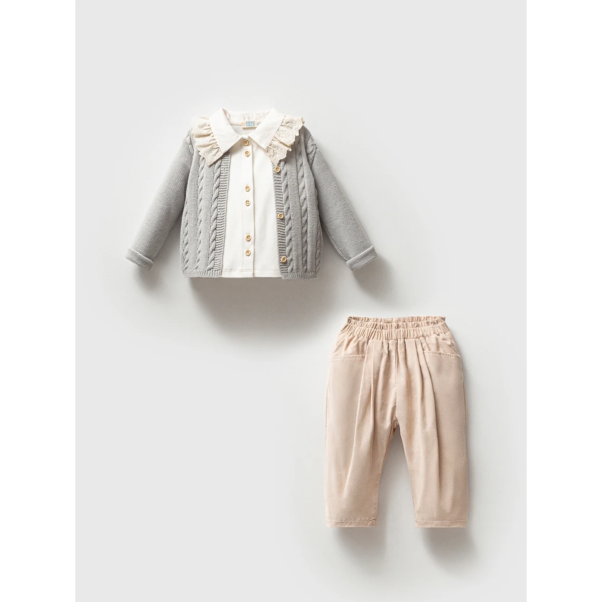 Triko Hırkalı 3'lü Takım