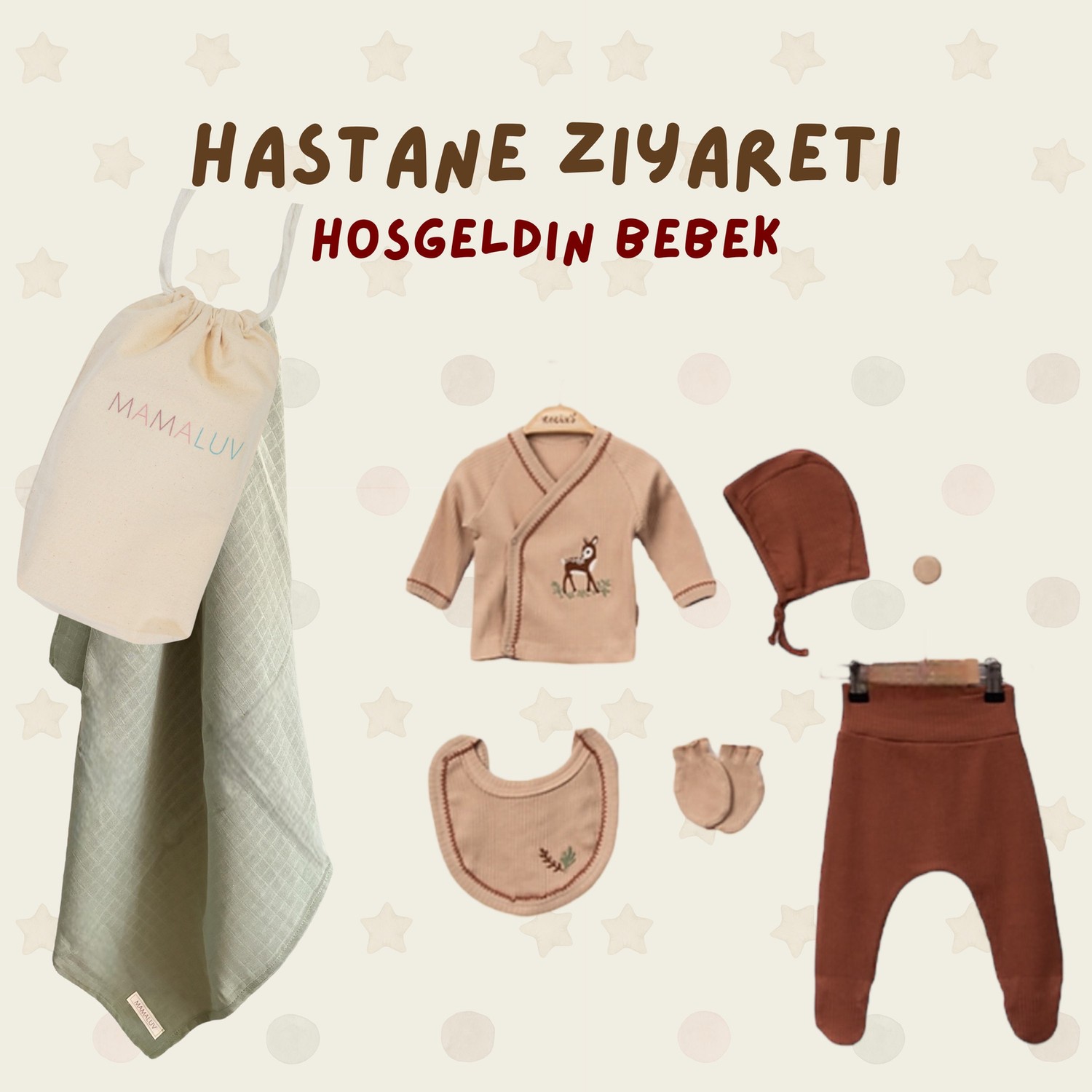 Hoşgeldin Bebek Hediyesi Nakışlı