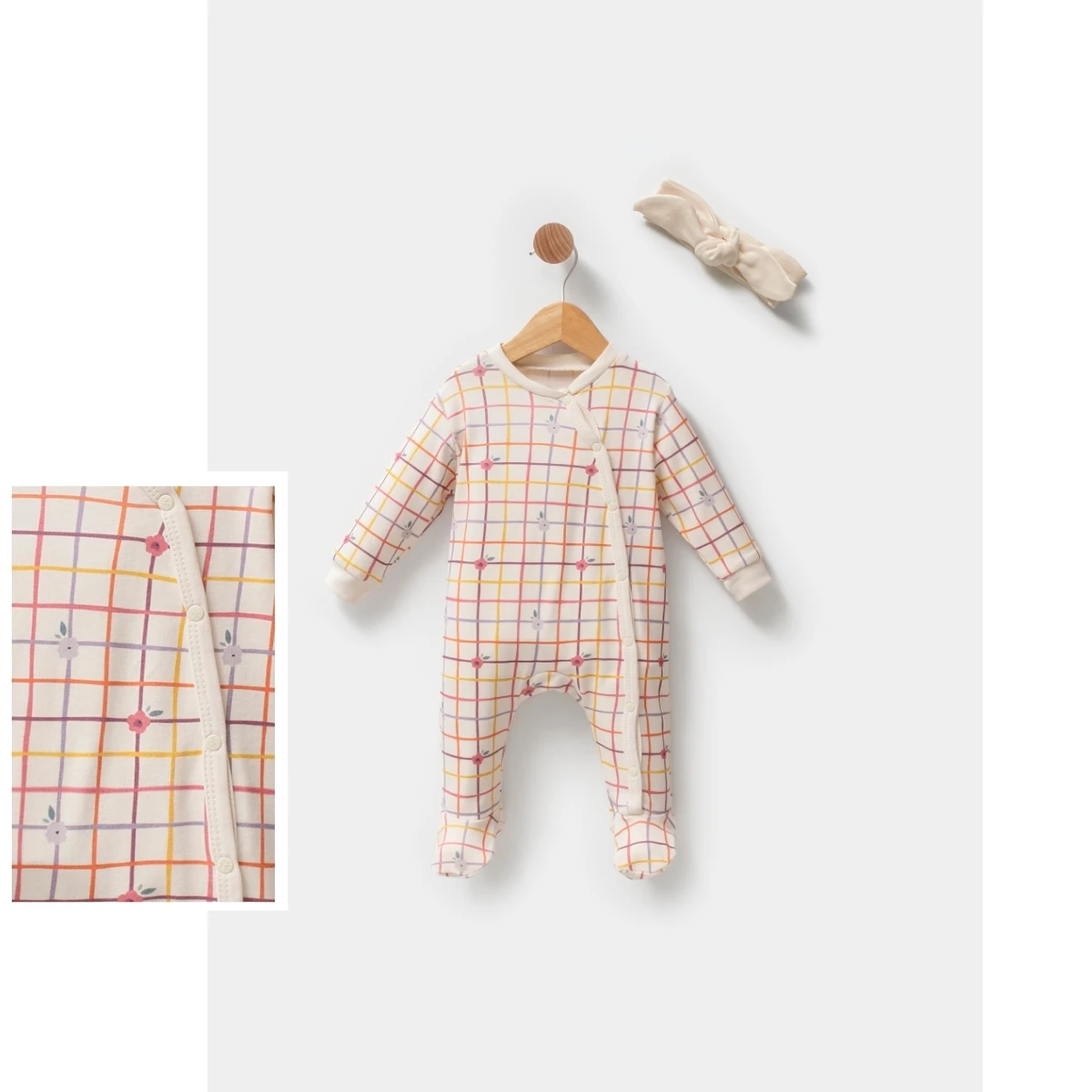 Çiçekli Ekose Tulum