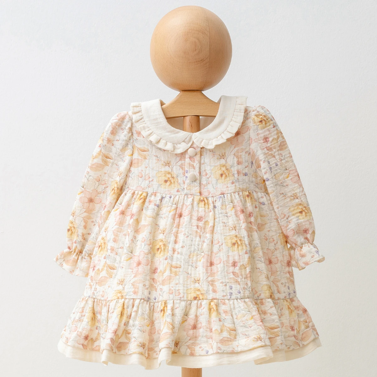 Müslin Çiçekli Elbise