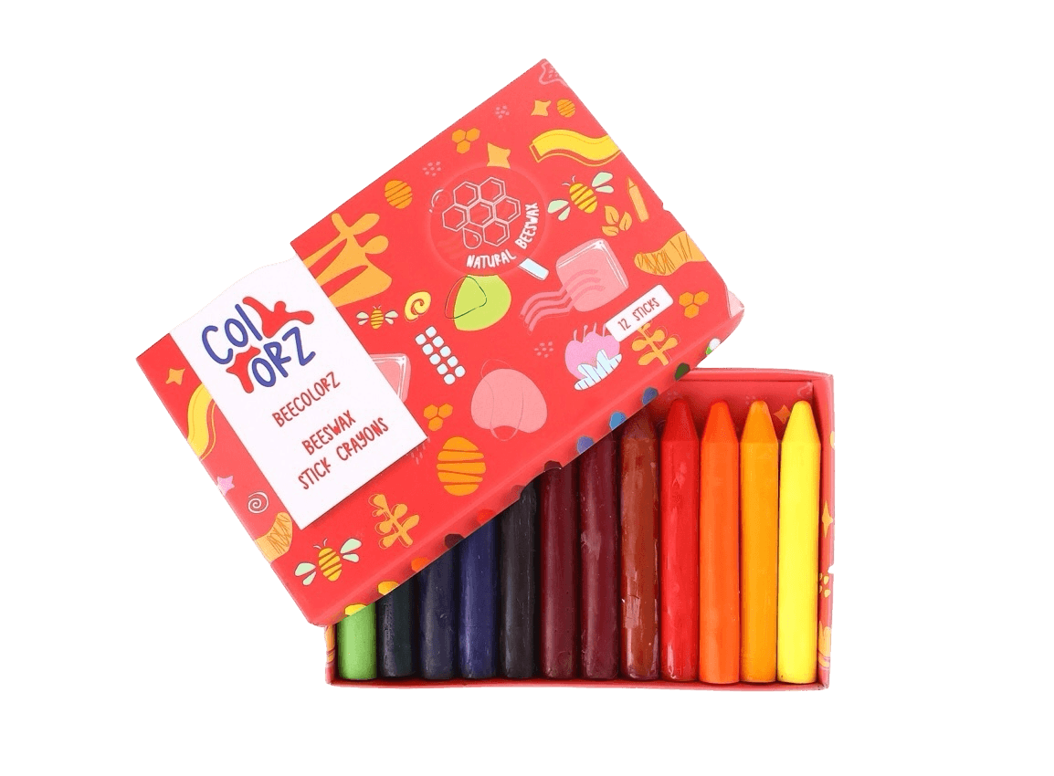 Colorz 12 Renk Kalem Balmumu Pastel boya seti