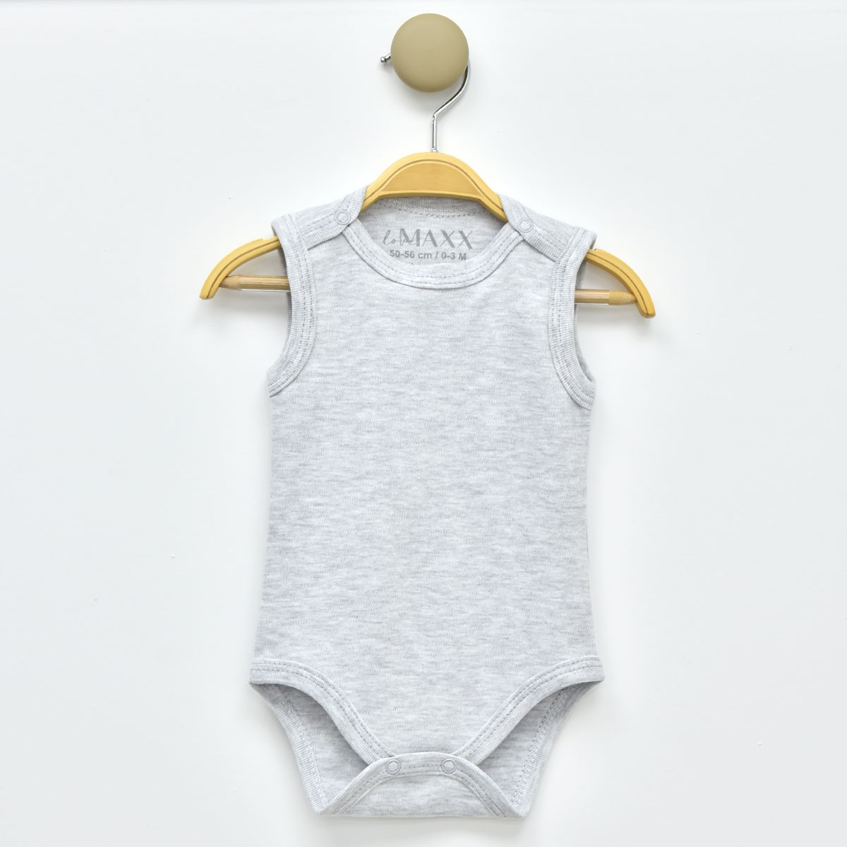 Çıtçıtlı Body Gri