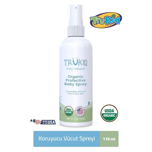 Trukid Organik Koruyucu Bebek Losyonu Protective Baby Sprey 118 ml