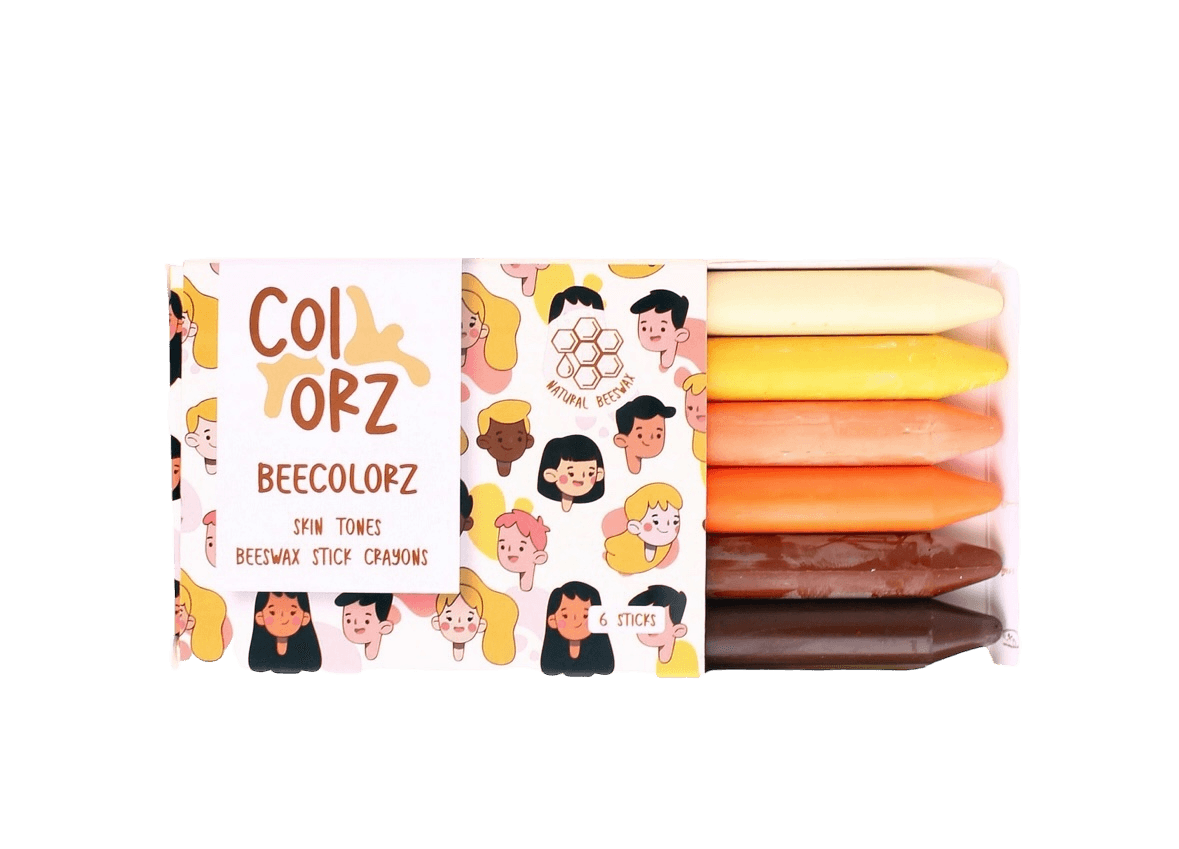 Colorz 6 Renk Sert Balmumu Ten renkleri pastel boya seti