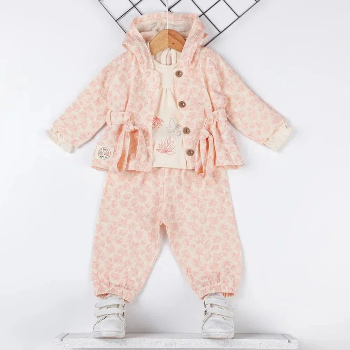 Çiçekli 3'lü Takım