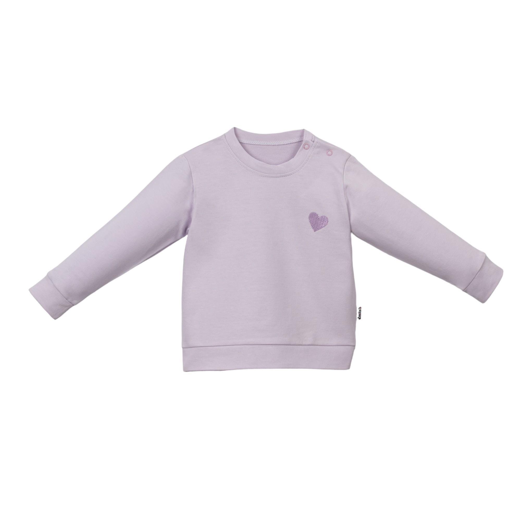 Little Heart Kız Çocuk Sweatshirt Lila