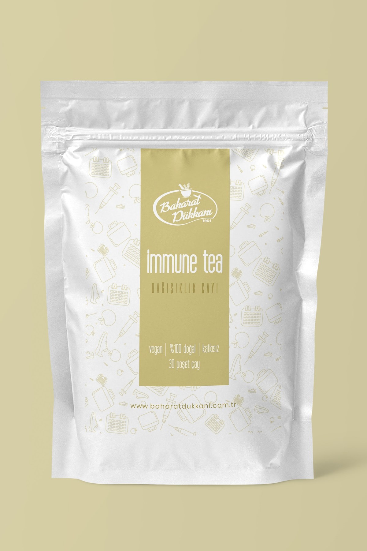 Immune Tea - Bağışıklık Çayı - Bağışıklık Güçlendirmeye Destek Zencefilli Bitki Çayı