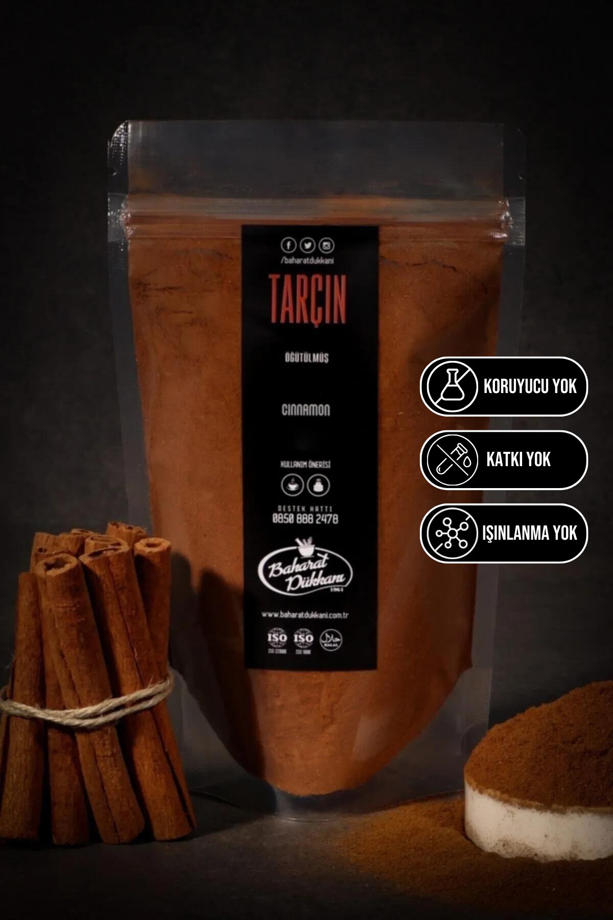 Tarçın (ÖĞÜTÜLMÜŞ) 60gr