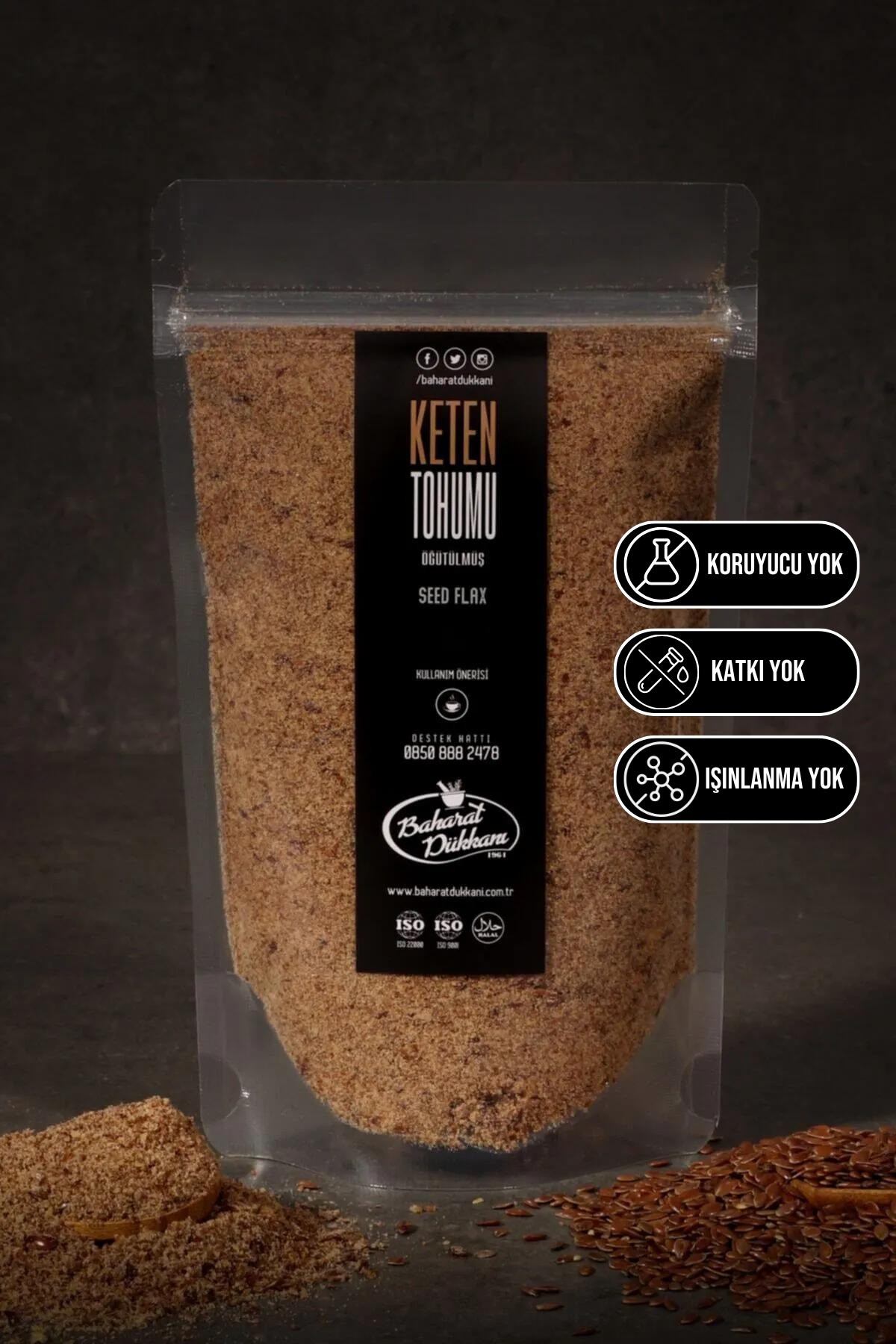 Keten Tohumu (Öğütülmüş) 45gr