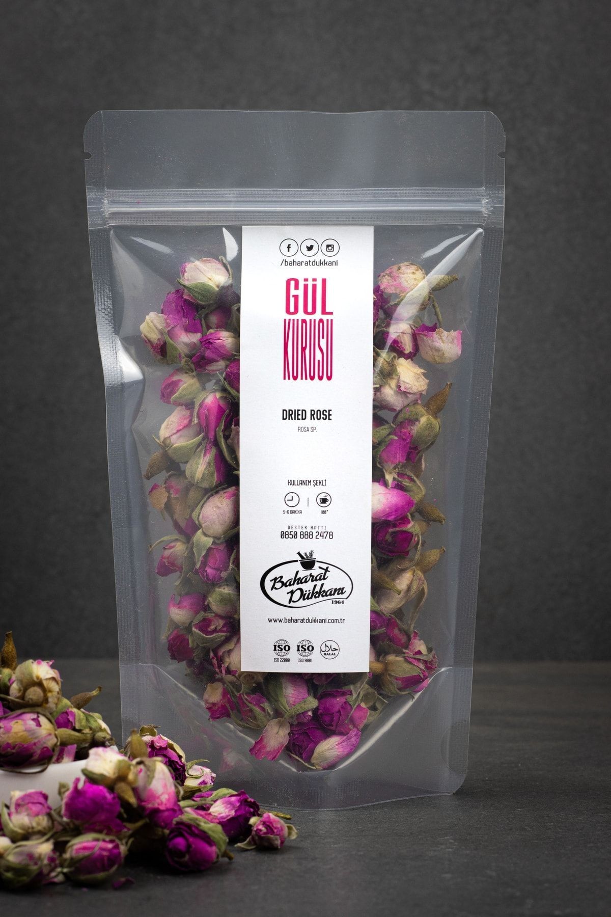 Gül Kurusu (pembe) 125gr