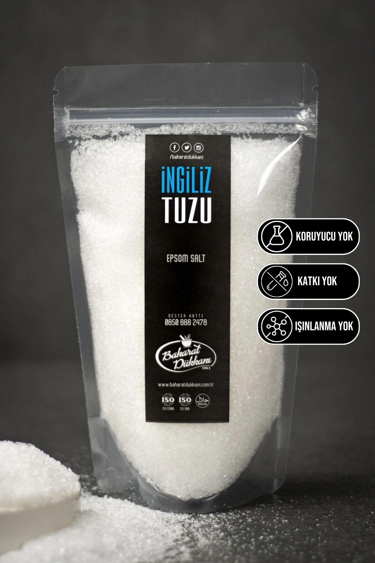 Ingiliz Tuzu (epsom Tuzu) 250gr