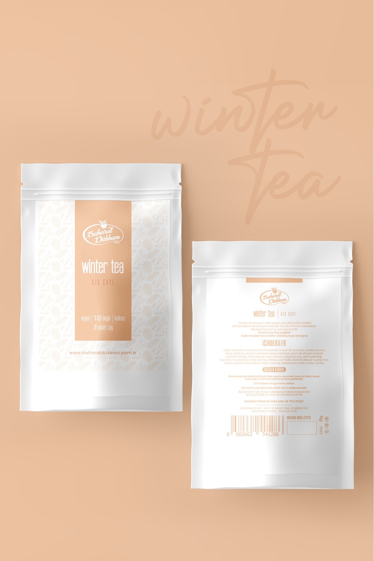 Winter Tea - Kış Çayı - 37 Baharat Karışımlı Bitkisel Kış Çayı