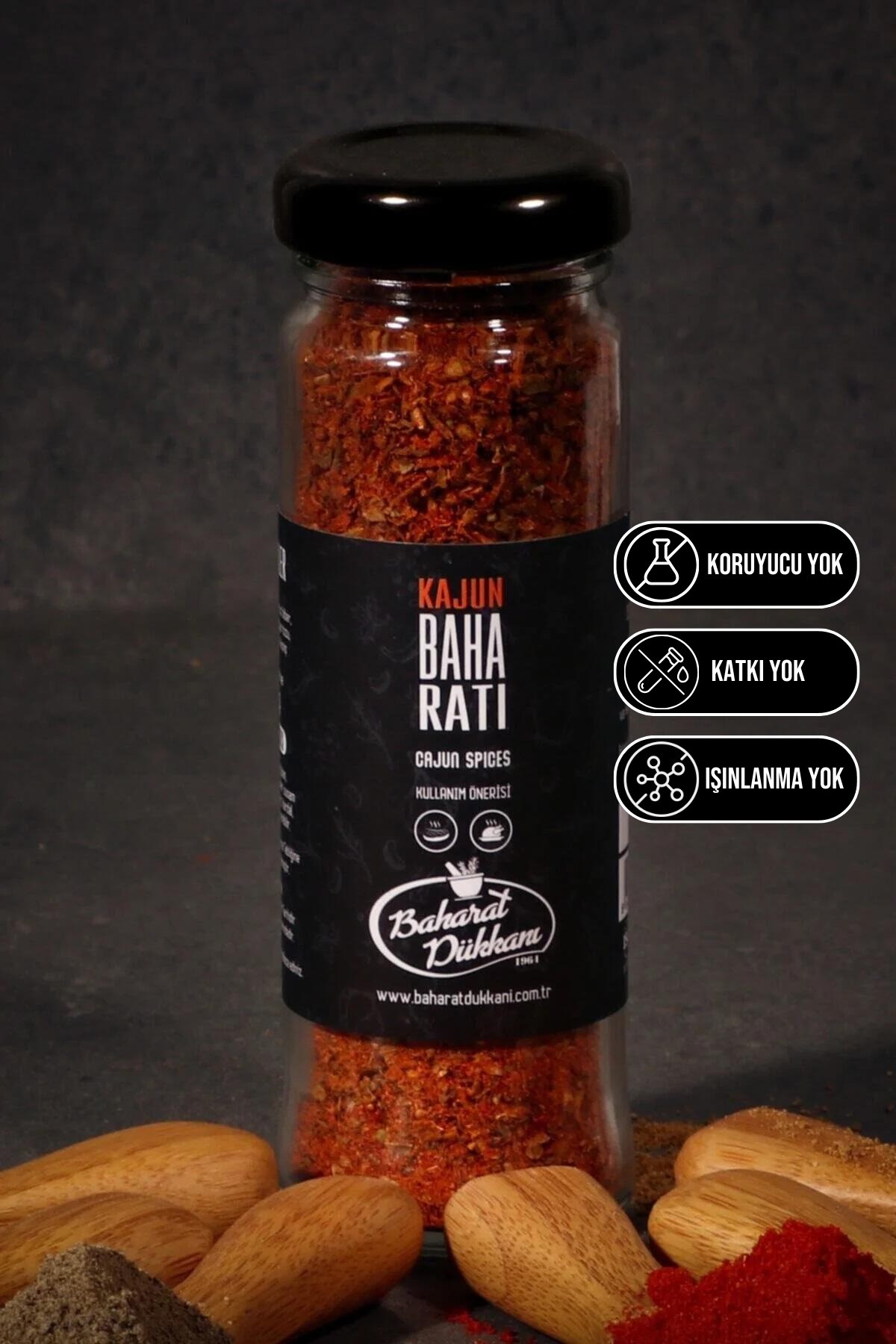 Kajun Baharatı 40gr (cam)