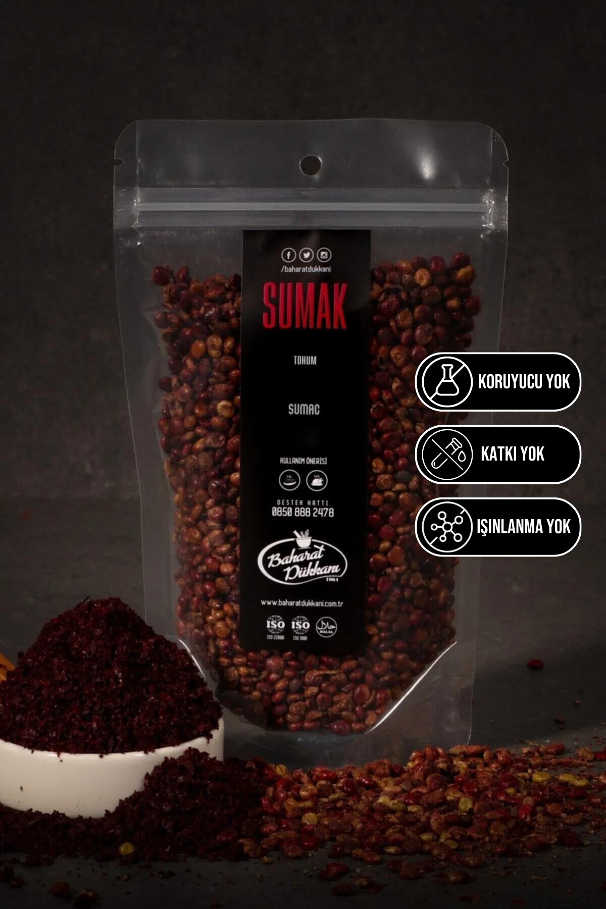 Sumak (tane) 800gr